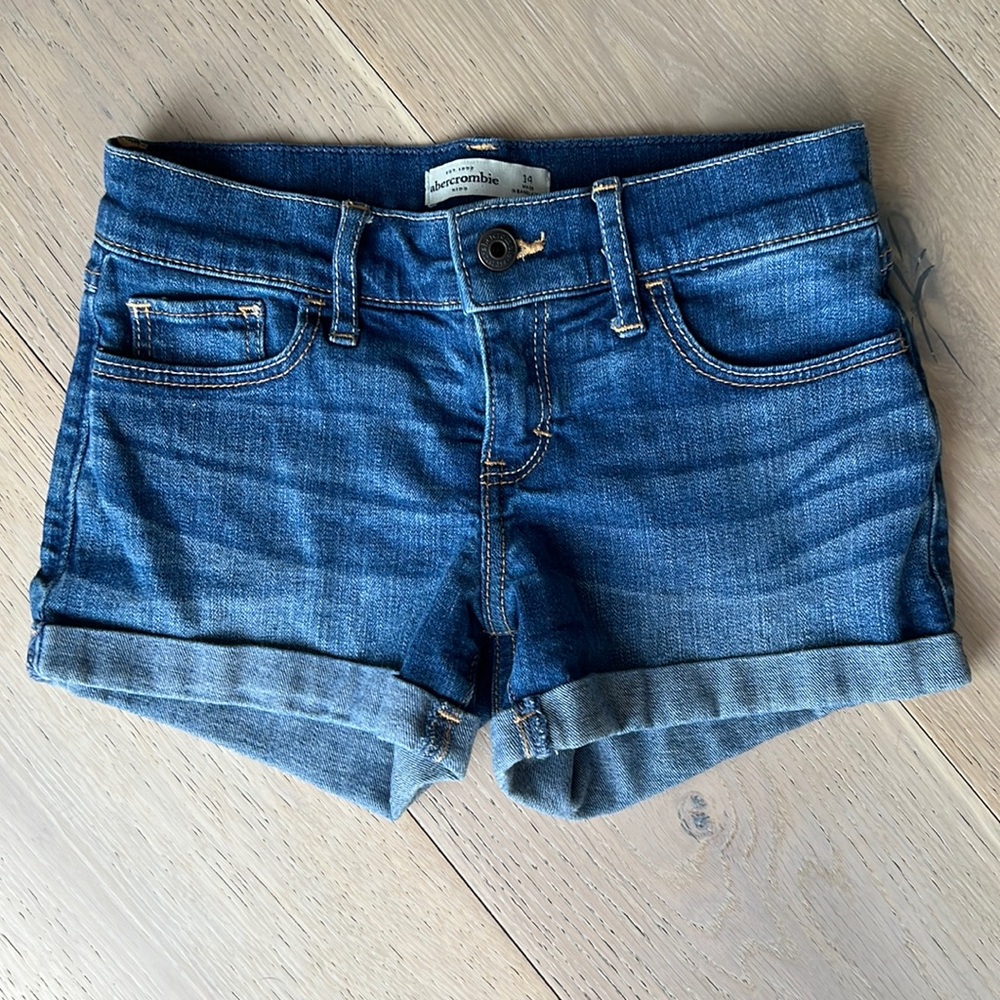 Abercrombie kids denim shorts